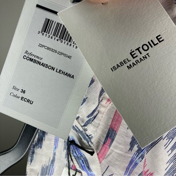 NWT ISABEL MARANT ETOILE Lehana Long Sleeve Drawstring Romper 36 4 - Picture 7 of 8